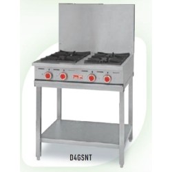Réchaud gaz DRAGON D4GSNT Delrue 4 feux pro