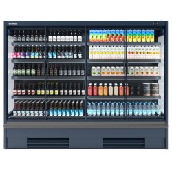 Vitrine murale 1250 mm 0/+2°C noire - MS12DCPCM1