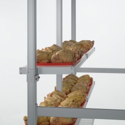 Étagère escamotable chambre froide 400 mm - 100 kg