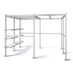 Portiques à viande sur mesure - Charges certifiées -30°C - HACCP