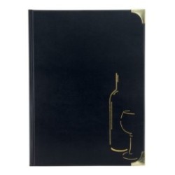 Protège menu Basique A4 - 8 vues - Carte des vins