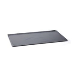 Plaque tôle 530x325 mm pleine - Noir - Acier