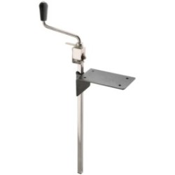 Ouvre-boîte - Tête nickelé inox 18/10 - À visser