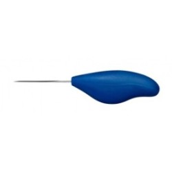 Couteau à huîtres - Lancette dune 5 cm - Bleu