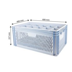 Couvercle pour bac à diviseuse blanc 10 et 20 L