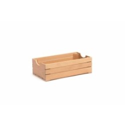 Caisse bois hêtre GN 1/3 34x19x10,1 cm alimentaire - 7835