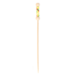 Pique perle naturelle en bambou 12 cm – Sachet de 100 pour boucher et