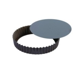 Tourtière ronde cannelée - Fond mobile - ø 24 cm