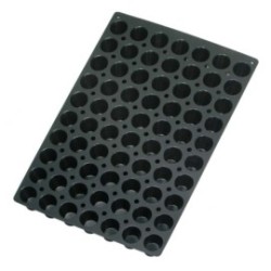 Plaque 600x400 mm - Mini muffin 40 ml - Silicone