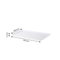 Bac alimentaire 15L + couvercle -Vert 400x300x235mm