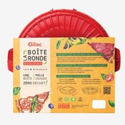 Bac alimentaire 35L + couvercle -Blanc 600x400x230mm