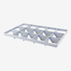 Socle rouleur 4 roues pivotantes Noir 613x414x172mm