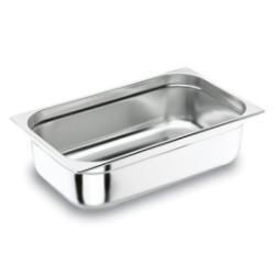 Bac GN 1/1 Lacor inox 530x325x200 mm - plein - 66120Z