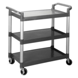 Chariot de service 3 plateaux 120 kg - cuisine pro et labo