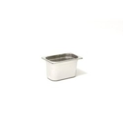 Bac GN 1/4 Comas inox 18/10 265x162x150 mm - plein - 10195
