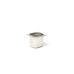 Bac GN 1/6 Comas inox 18/10 176x162x150 mm - plein - 10200