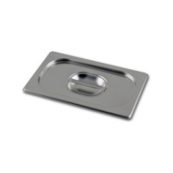 Couvercle normal GN1/4 + poignée - Inox 18/10
