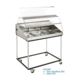 Vitrine réfrigérée modulable 110 L Furnotel VH1000 + GVF