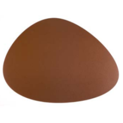 Set de table - Cuir recyclé 45x35 cm - Marron-Saura