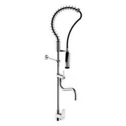 Colonne PRESTO CHEF 70824 douchette + bec 300 mm sur plage