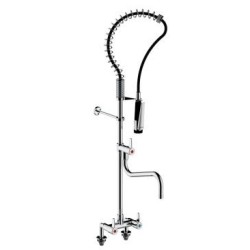 Colonne sur plage PRESTO CHEF 70828 douchette + bec 300 mm