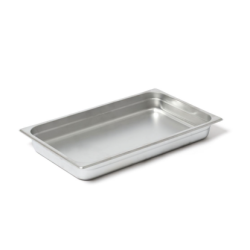 Bac GN 1/1 Comas inox 530x325x100 mm - plein - 10151