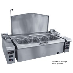 Sauteuse 170 L gaz Capic 2000x925x450 mm - réf W296613