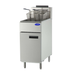 Friteuse gaz Atosa 21 L haut rendement 2 paniers