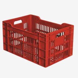 Caisse ajourée GILAC 45 L empilable - 550 x 360 x 290 mm