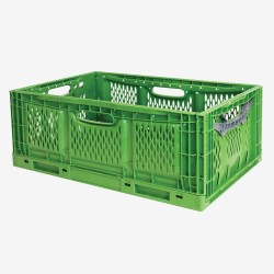 Caisse pliable empilable GILAC 45 L - 600 x 400 x 230 mm