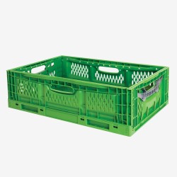 Caisse pliable empilable GILAC 23 L - 600 x 400 x 120 mm