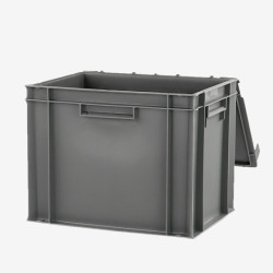 Bac plein 400 x 300mm 30L avec couvercle solidaire Gilac G121002