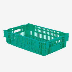 Caisse 27L ajourée empilable emboîtable Gilac G180111