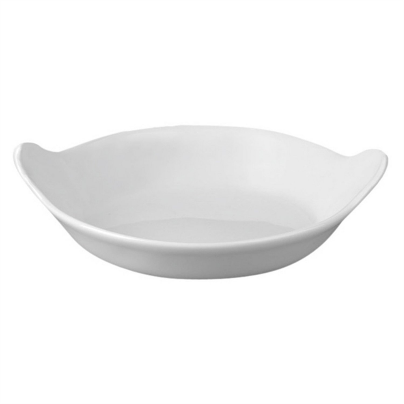 Plat à oreilles rond - Porcelaine ø 14,3 cm