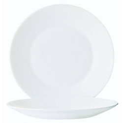 Assiette plate ronde Verre trempé ø19,5cm Restaurant