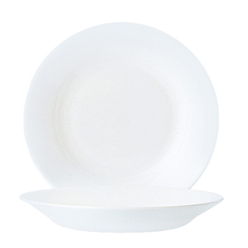 Assiette creuse Verre trempé ø22,5cm Restaurant