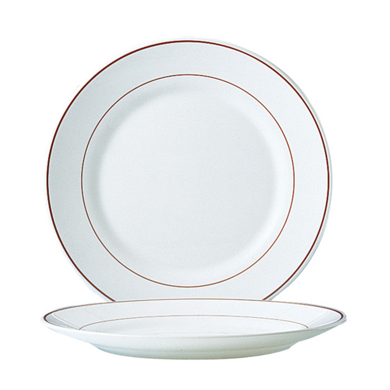 Assiette plate ronde Verre trempé ø15,5cm Restaurant