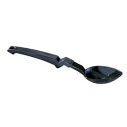 Cuillère service copolyester noire pleine - 32 cm