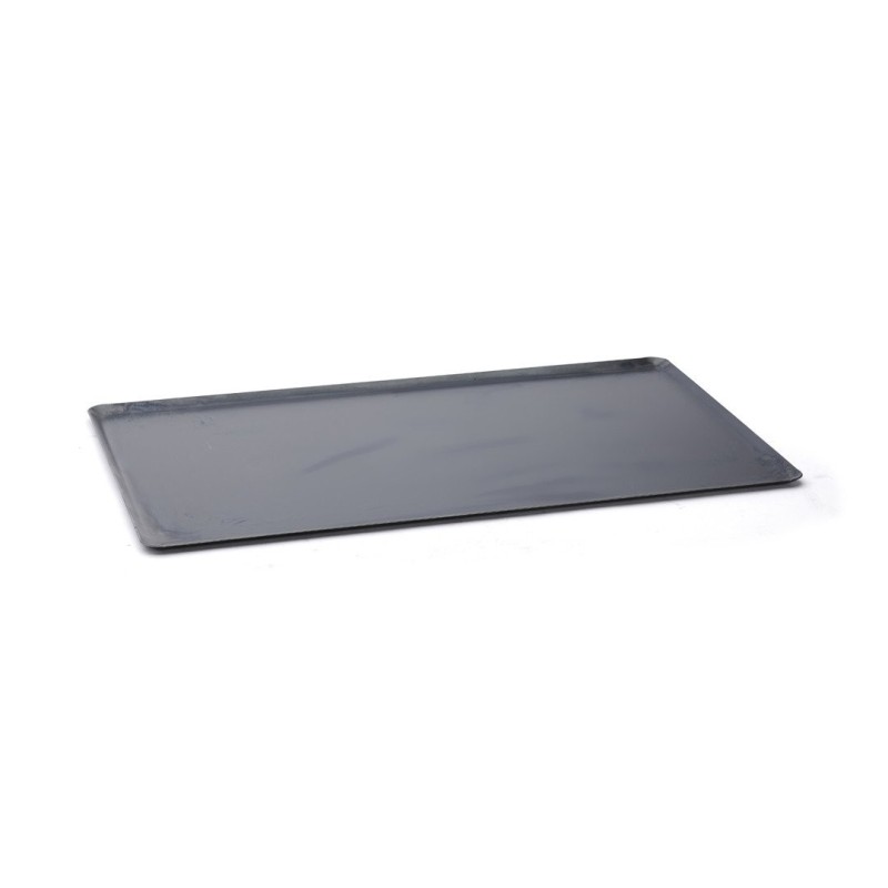 Plaque tôle 530x325 mm pleine - Noir - Acier