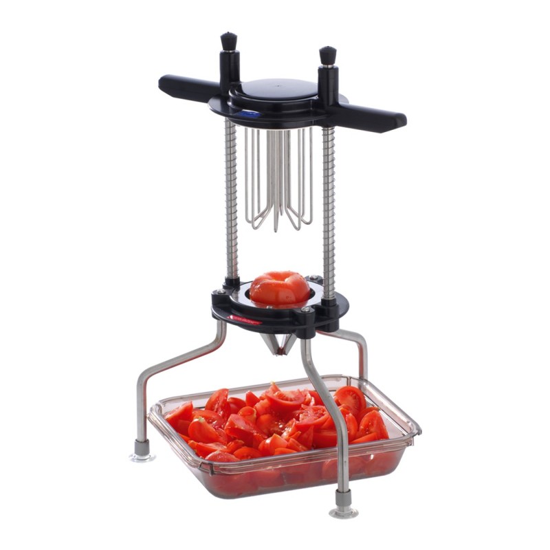 Coupe-tomates - 6 quartiers 38,5x32,5x5,8 cm - Inox