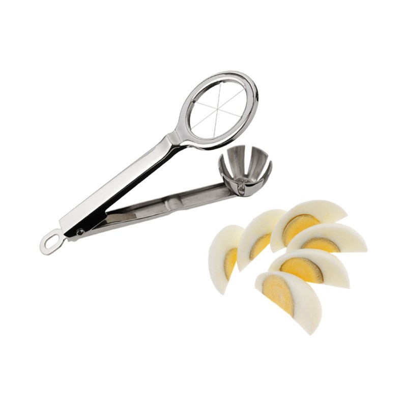 Coupe œufs inox - 6 sections