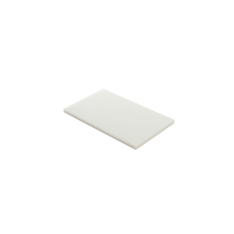 Planche ép.20 mm - Polyéthylène 53x32,5x2 cm - Blanc