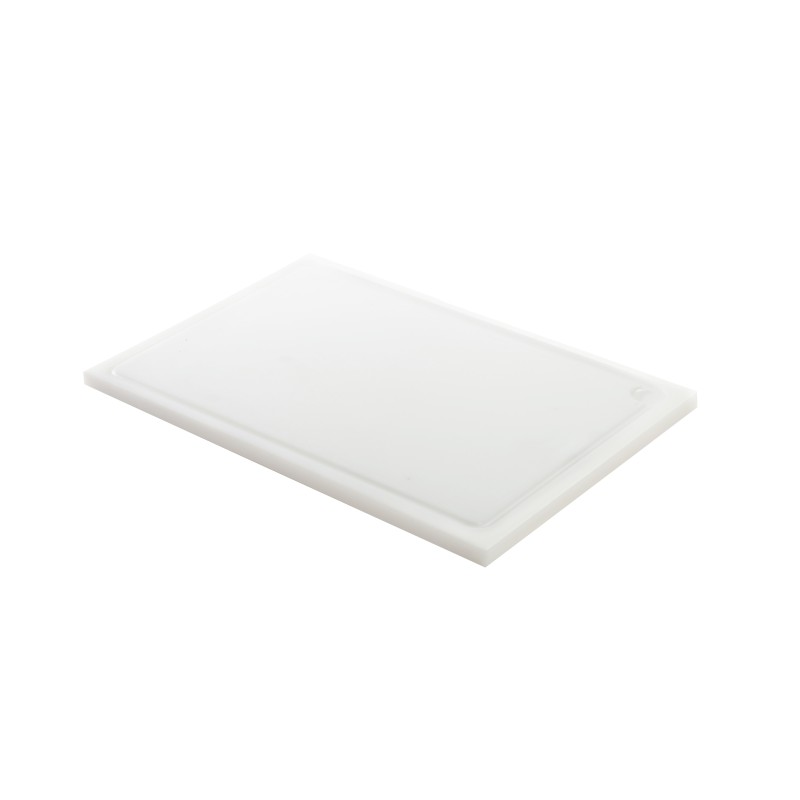 Planche avec rigole - Blanc 53x32,5x2 cm