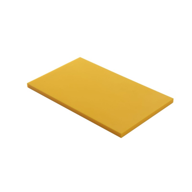 Planche ép.20 mm - Polyéthylène 53x32,5x2cm - Jaune