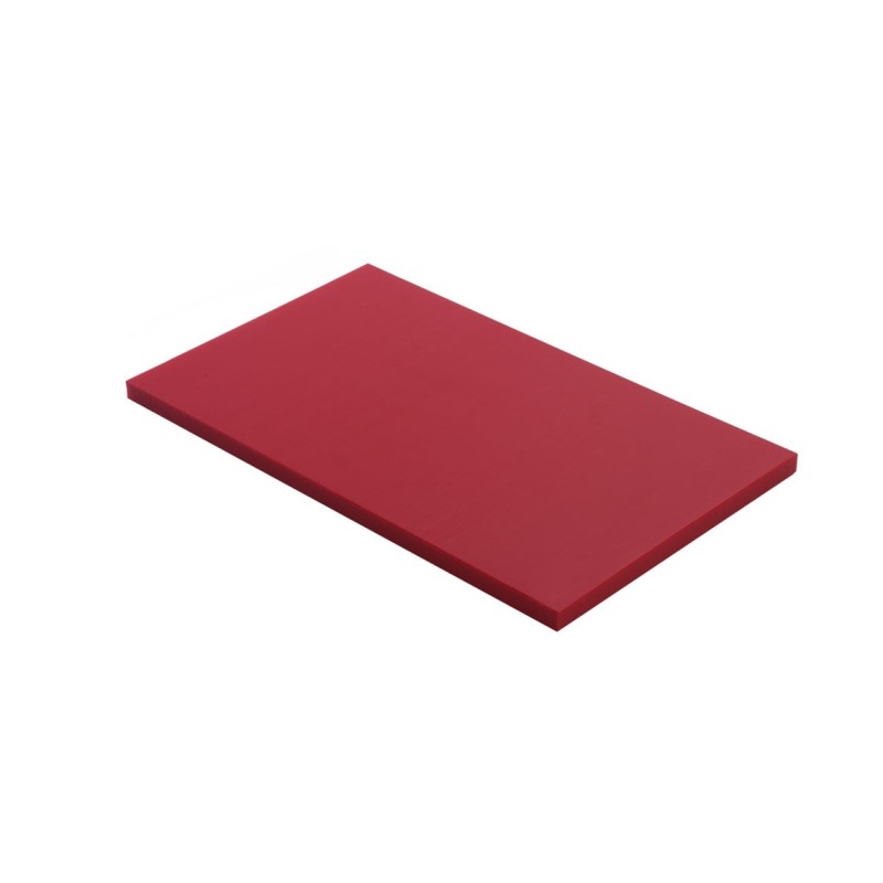 Planche ép.20 mm - Polyéthylène 53x32,5x2cm - Rouge