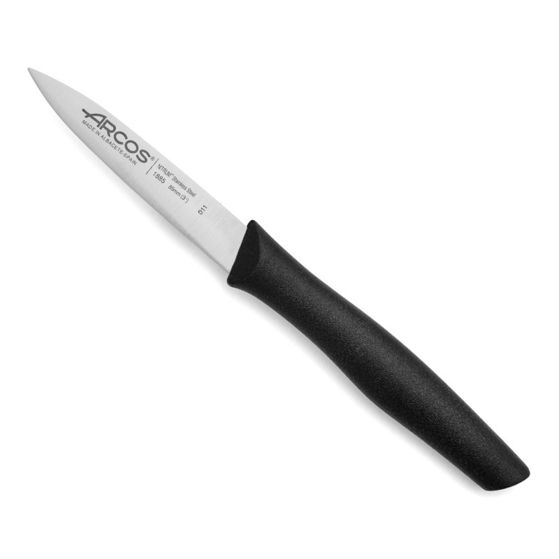 Couteau office 8,5 cm - Manche polypropylène - Noir