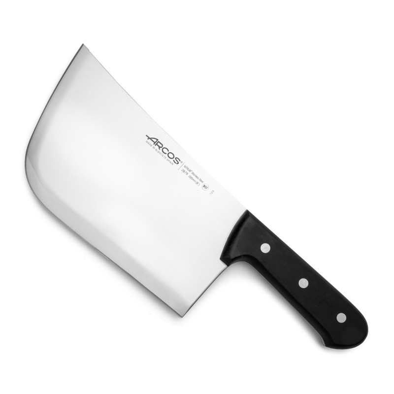 Feuille de boucher 22 cm - 835 g - Inox