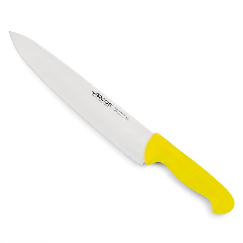 Couteau cuisine 30 cm - Jaune - Série 2900