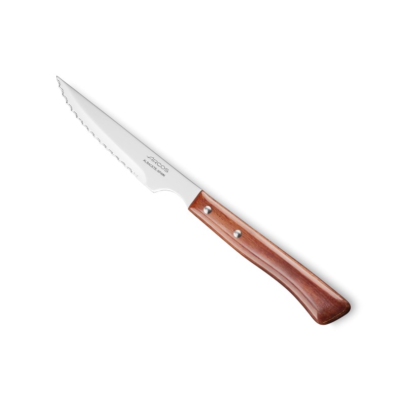 Couteaux steak - Manche bois bakélisé 11 cm
