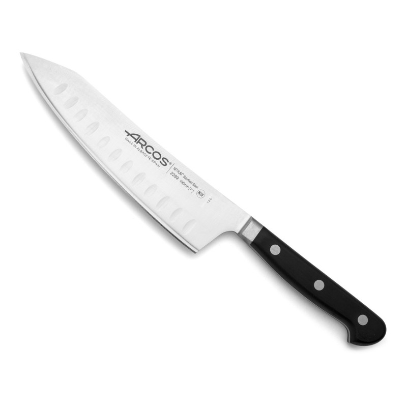 Santoku - Lame alvéolée Silk Edge 18 cm - Opera